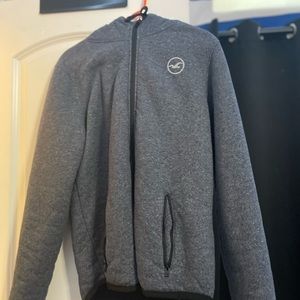 Grey Hollister Jacket - Size Small